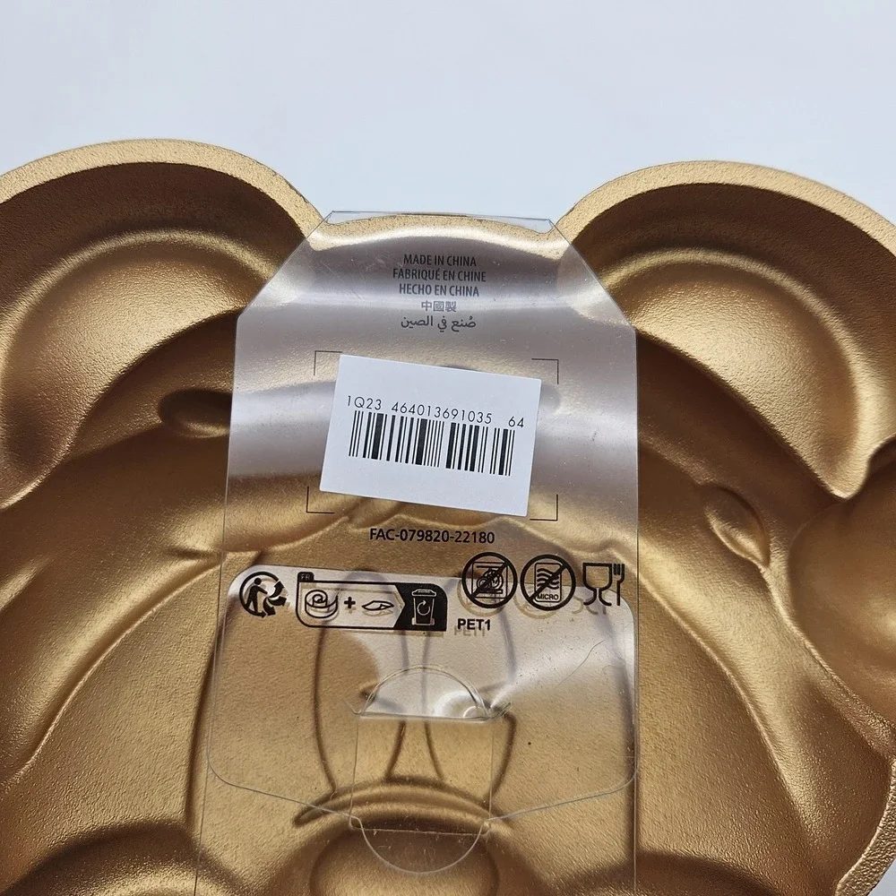 Disney Gold Mickey Mouse Cake Pan Mold Bakeware ShopDisney Parks‎ New with Box